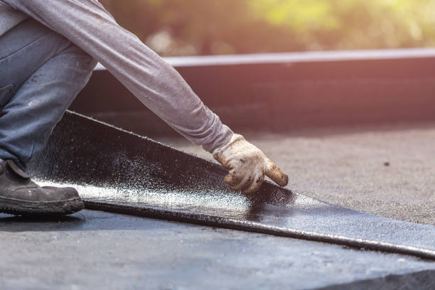 Professional Waterproofing technician working in Creola, OH